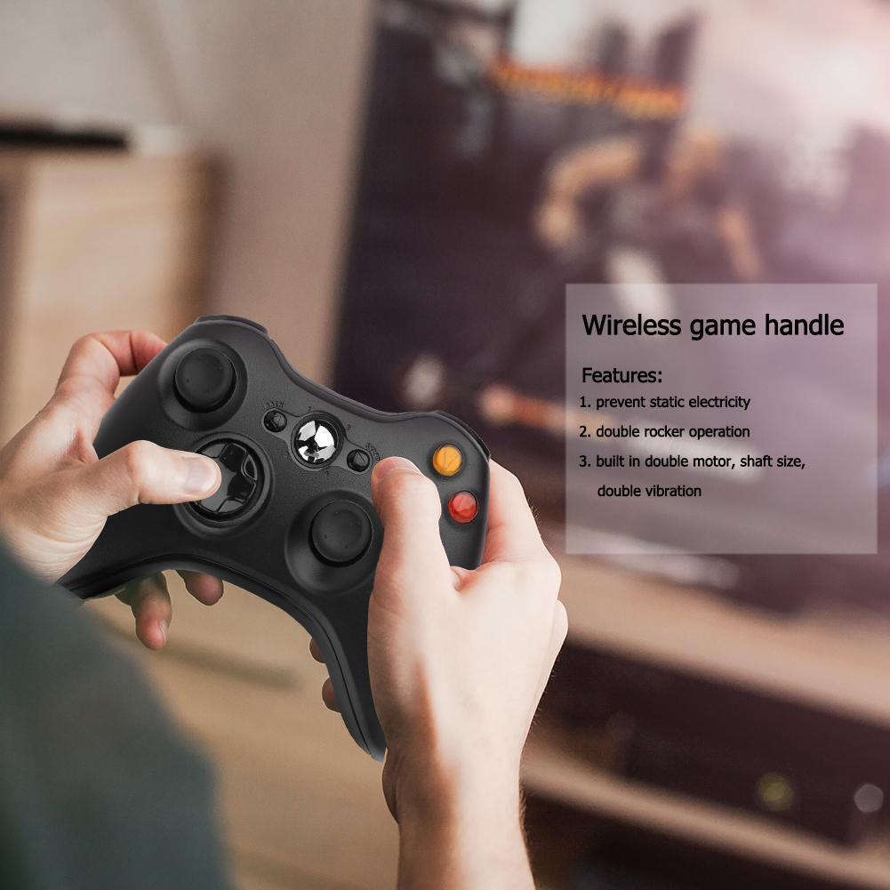2.4G Wireless Bluetooth-compatible Gamepad Game Handle Controller Joypad fo