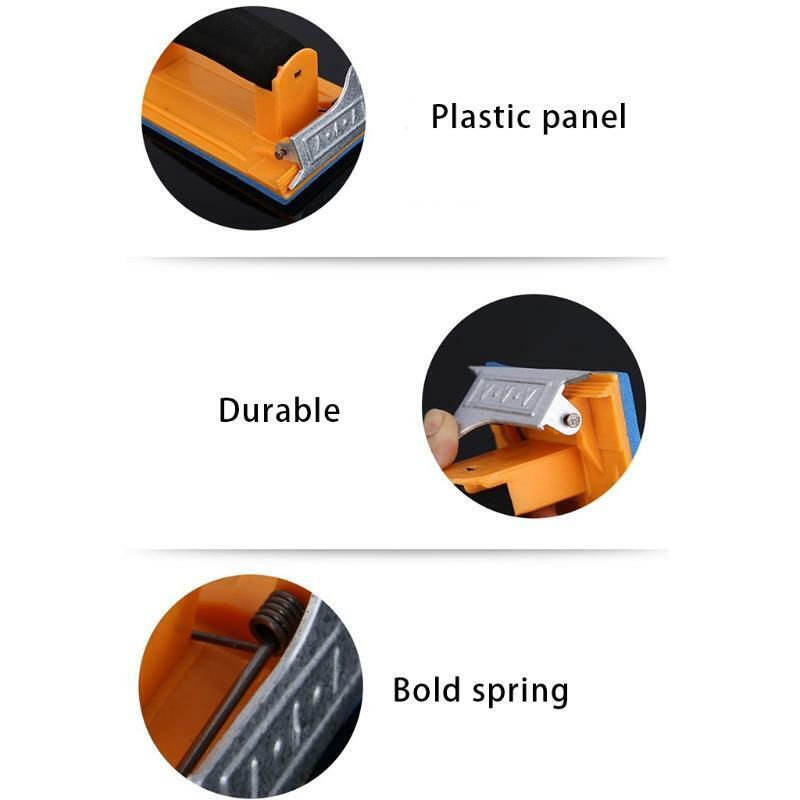 Convenient Manual Sandpaper Holder 18.2/7.16'' Hand Sander with Sponge Handle