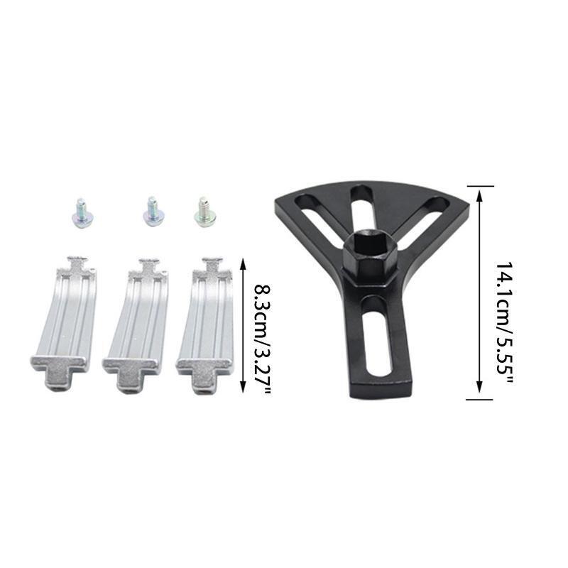 Fuel Pump Removal Tool Carbon Steel Oil Pump- Cover Wrench 3 Claws Type for Car