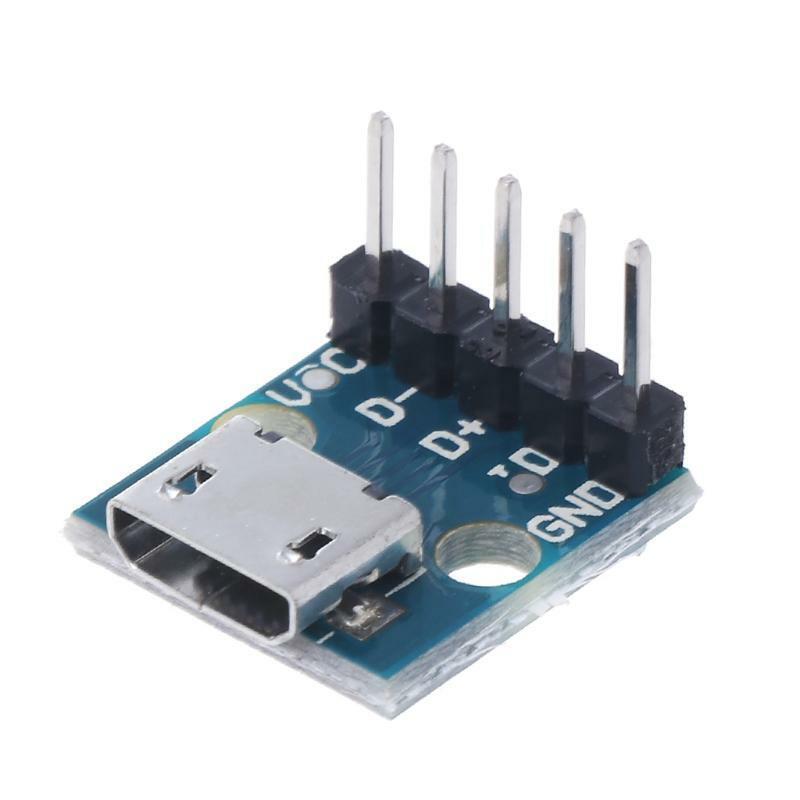 Female MICRO USB To DIP 5-Pin Pinboard 2.54mm Micro USB Type Hot Sell