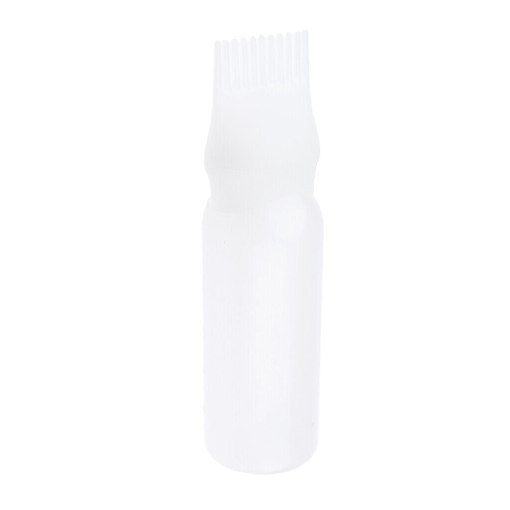 3pcs Empty 60ml Hair Dyeing Bottle Comb Highlight Coloring Applicator Brush