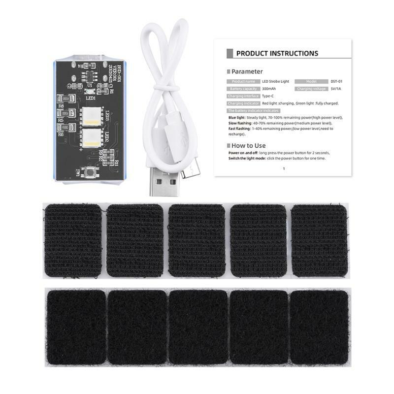 1pcs LED Warning Strobe Lamp Flight Light for Mavic Air 2 Drone Anti-Collision