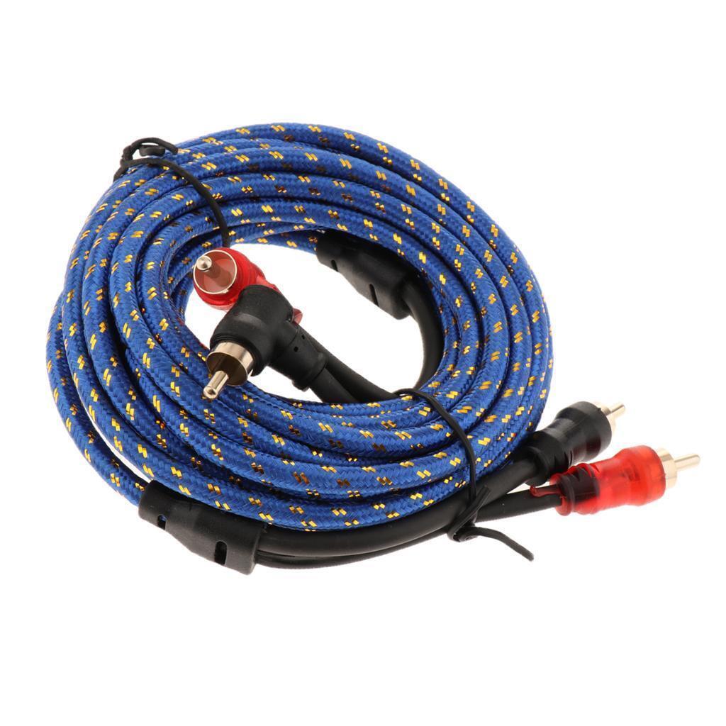 4 Gauge Amplifier Installation Wire Amp DIY Cable for Car Truck Audio, Blue