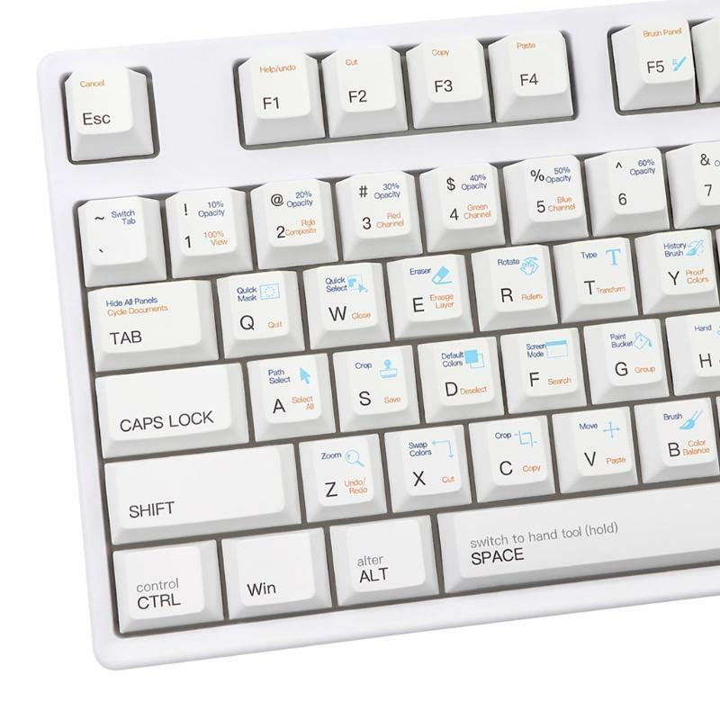 136Keys Cherry Profile Custom Keycap PBT Dye Sublimation for Mechanical Keyboard