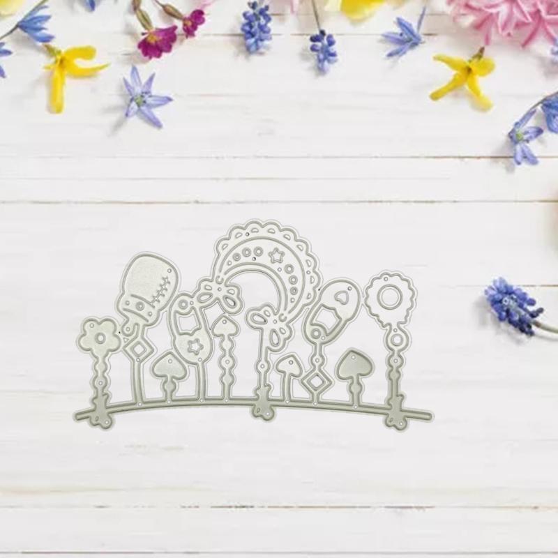 Garden Fence Cutting Dies Photo Album Decoration Family Together Party Diary