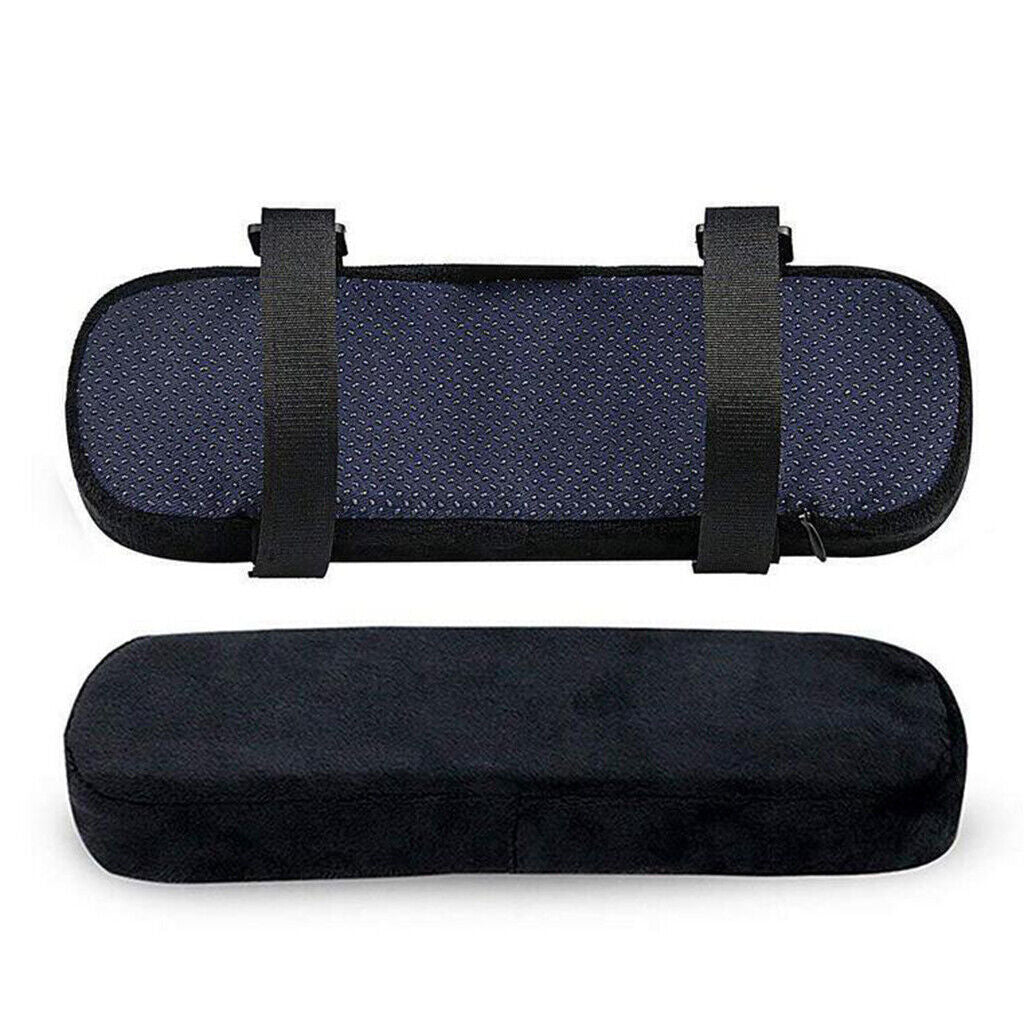 2x Memory Foam  Armrest Pads Elbow Pillows Cushion Pad Universal
