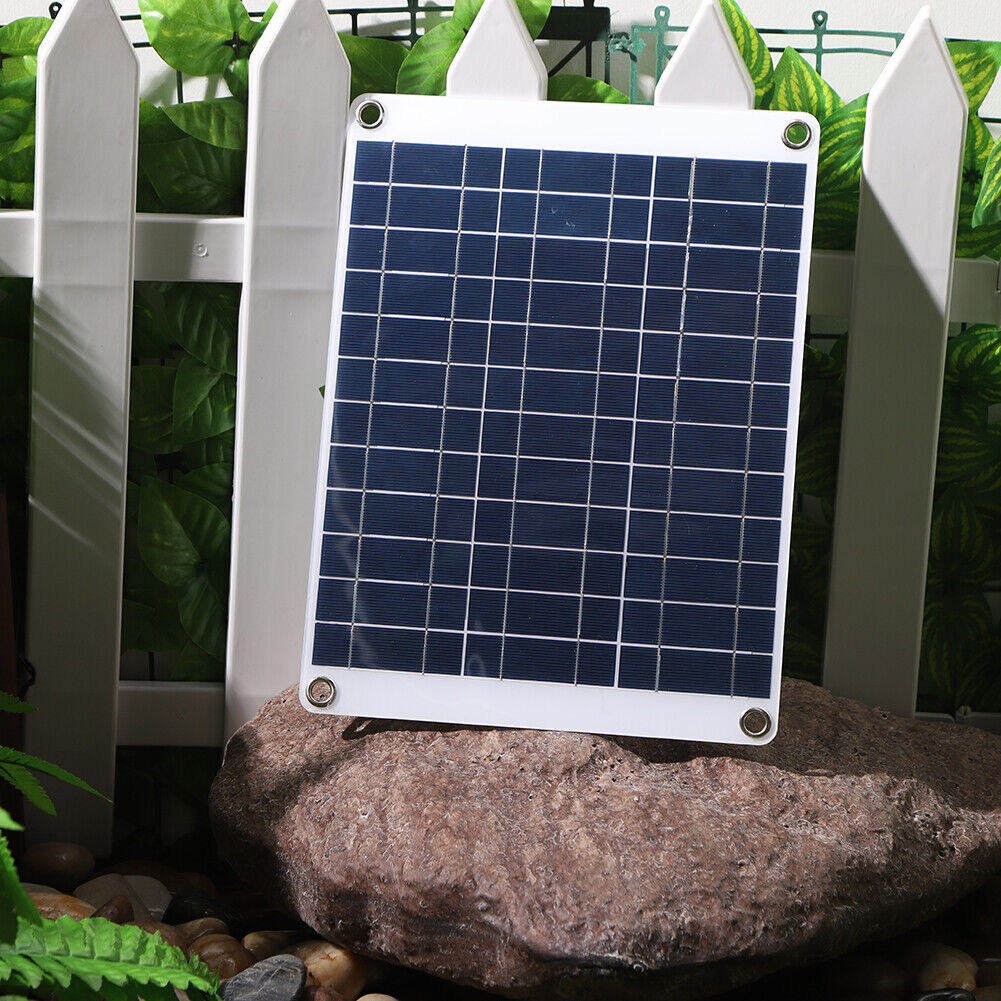 15W Solar Panel Cell 1000mA Mobile Phone 12V Automobile Car Battery Charger