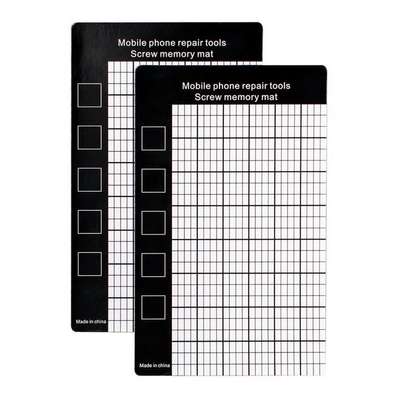 Work Pad Mobile Phone Screw Magnetic Project Mat with Scale Grid 9x14.5cm