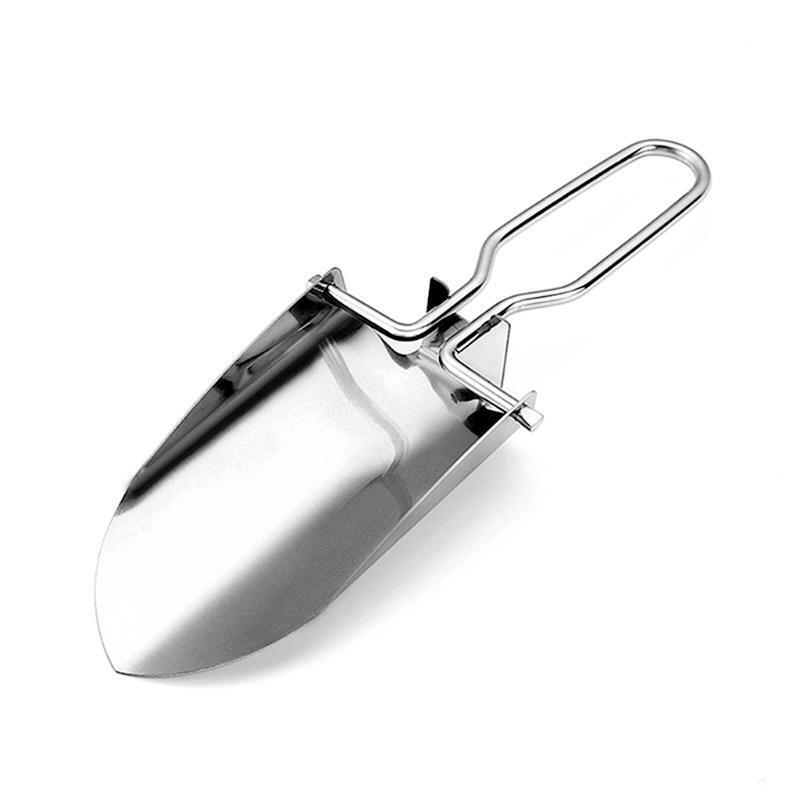 2 Pieces Mini Folding Engineer Shovel forDigging Shoveling Flowers  Set