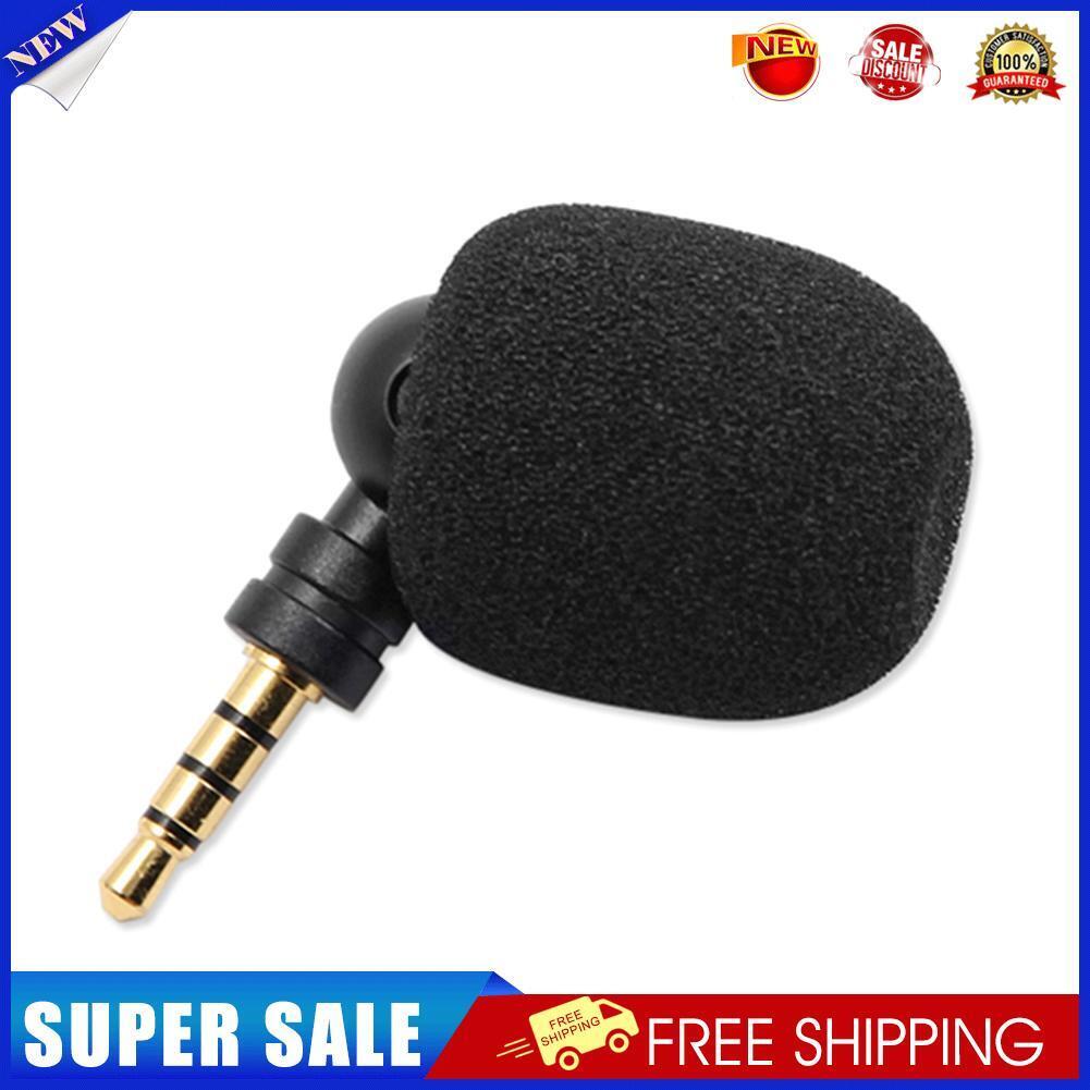 Mini Microphone 3.5mm AUX TRRS Portable Mic for Phone Computer PC Recording