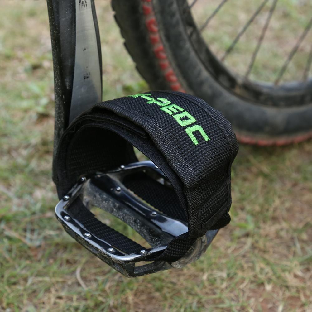 Bicycle Fixed Gear Pedal Strap Anti-slip Toe Clip Bike Pedal Tape (Black)