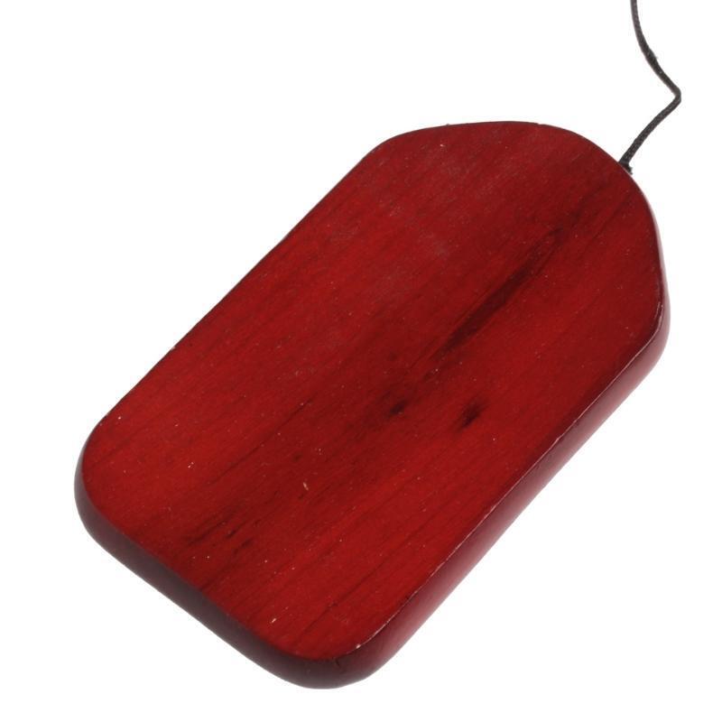 Deep Amazing Grace Chapel Church Wind Chime Heavy Duty Windchime Wood Red