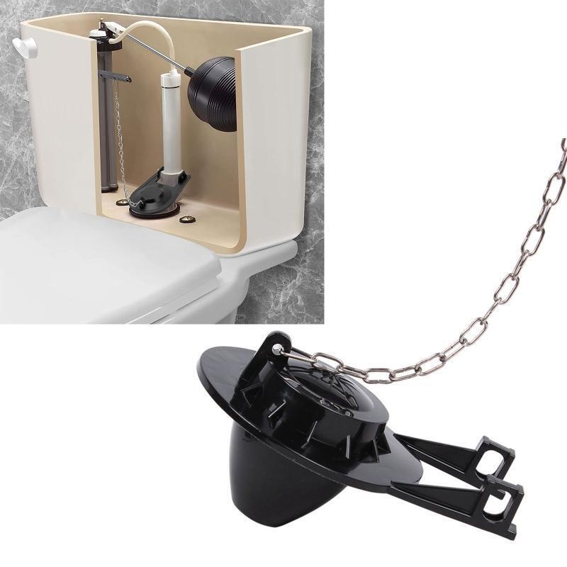 Toilet Flapper Cover Bathroom Water Saver Home Seal Tank Ring Adjustable