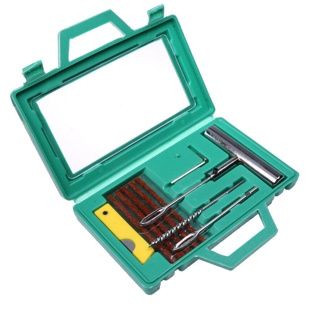 Car Bike Auto Tubeless Tire Tyre Needle Tool Sets Puncture Plug Repair Tool