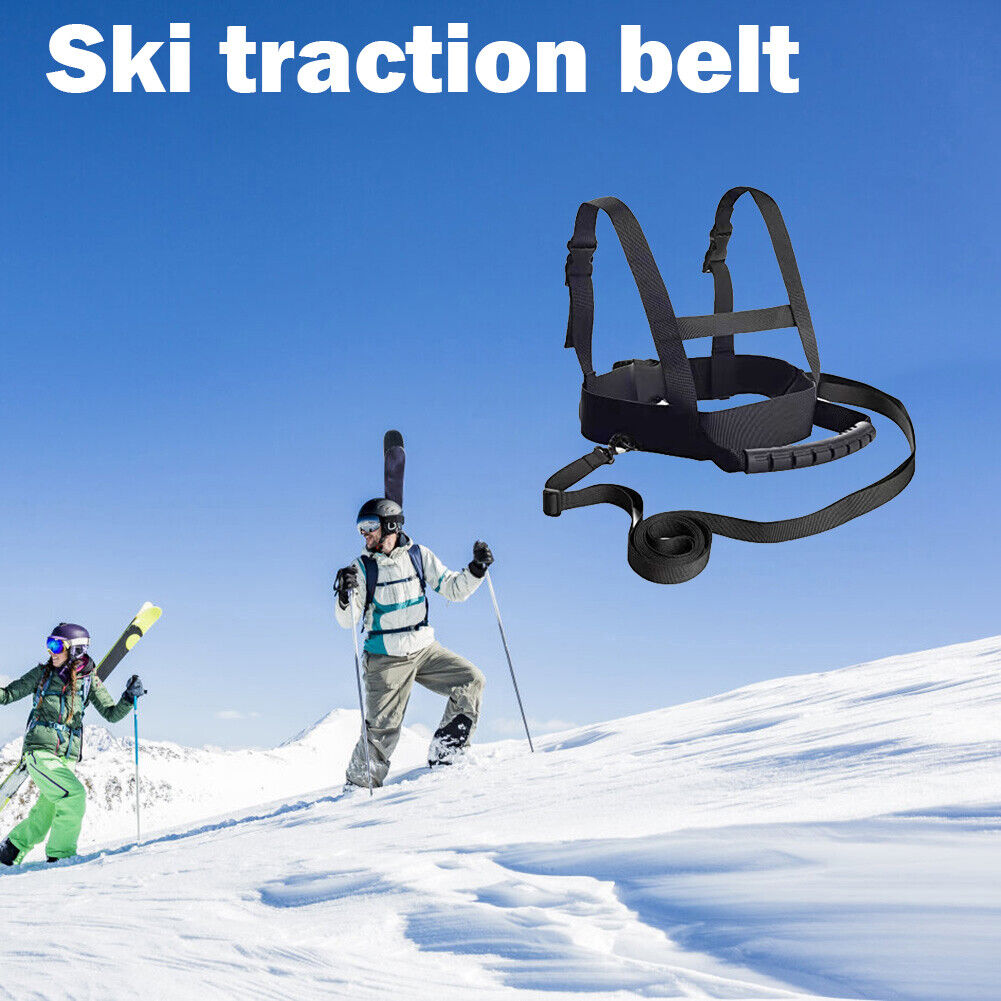 Adjustable Children Ski Safety Traction Harness Rope Skiing Shoulder Belt