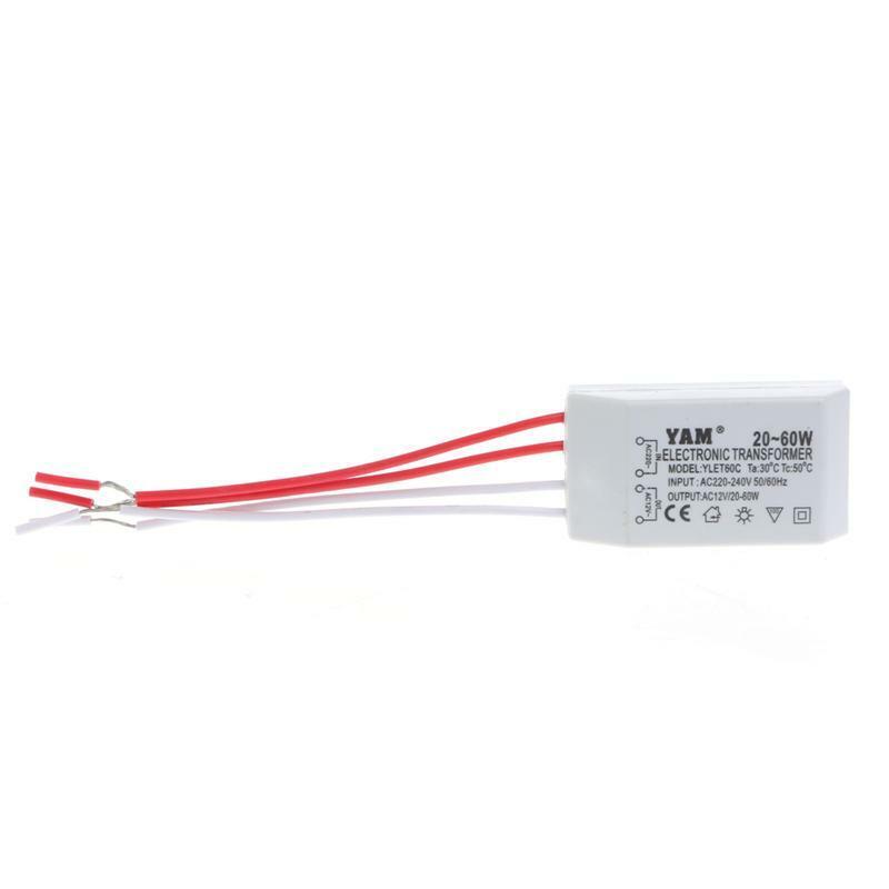 40W 12V Transformer Halogen LED Lamp Power Supply Driver Electronic Adapter New
