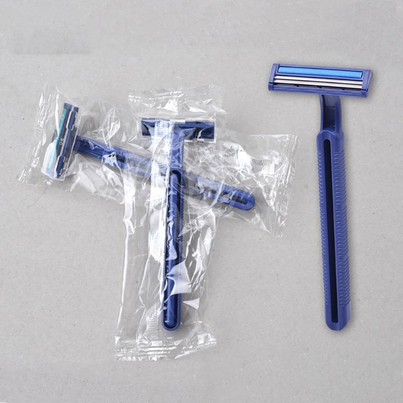 10 PCS Razor Blades Disposable Stainless Steel Shavers for Men Women