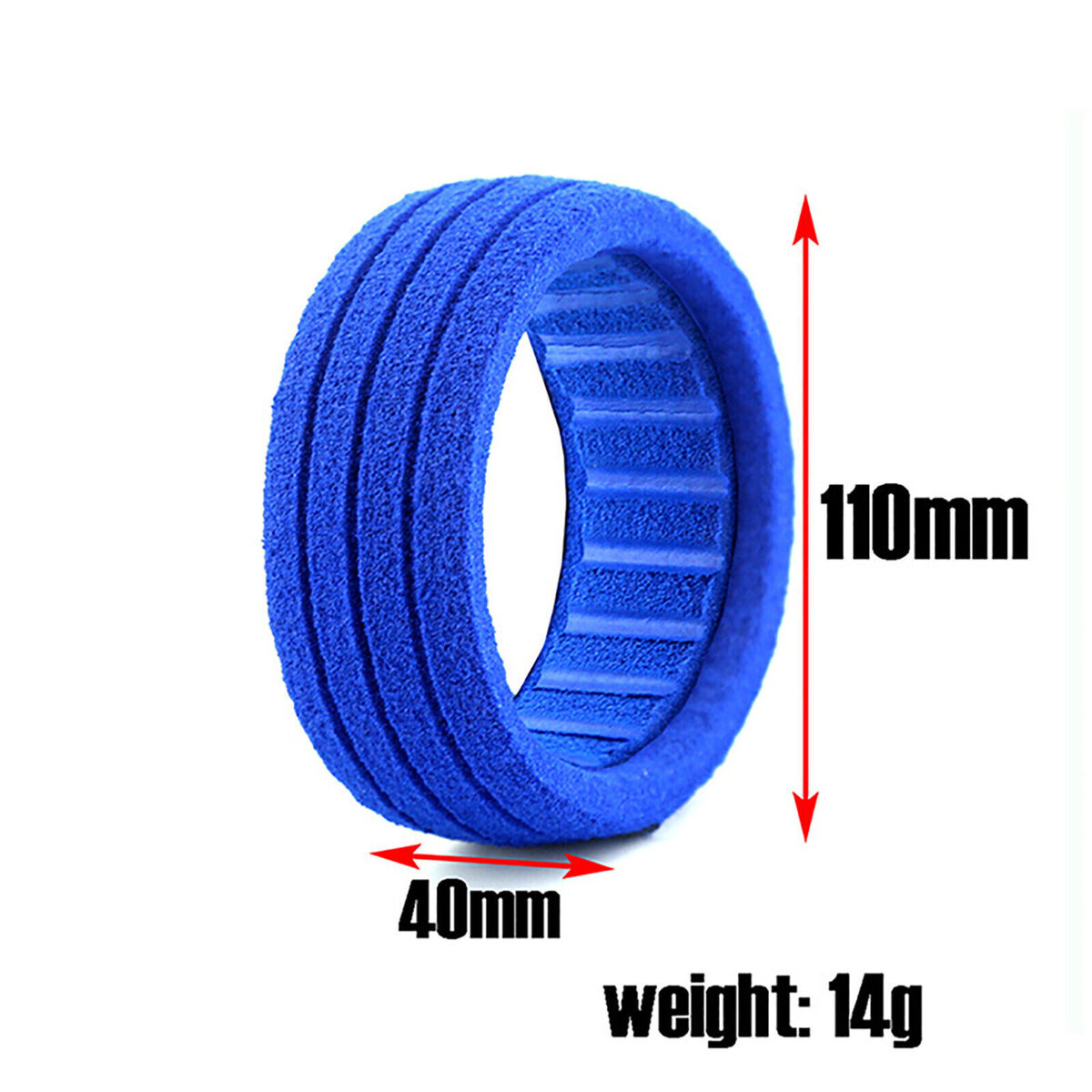 1:8 Tire Sponge Liner R80 Off-Road Tire Competition Sponge RC Car Upgrade 4 PCS