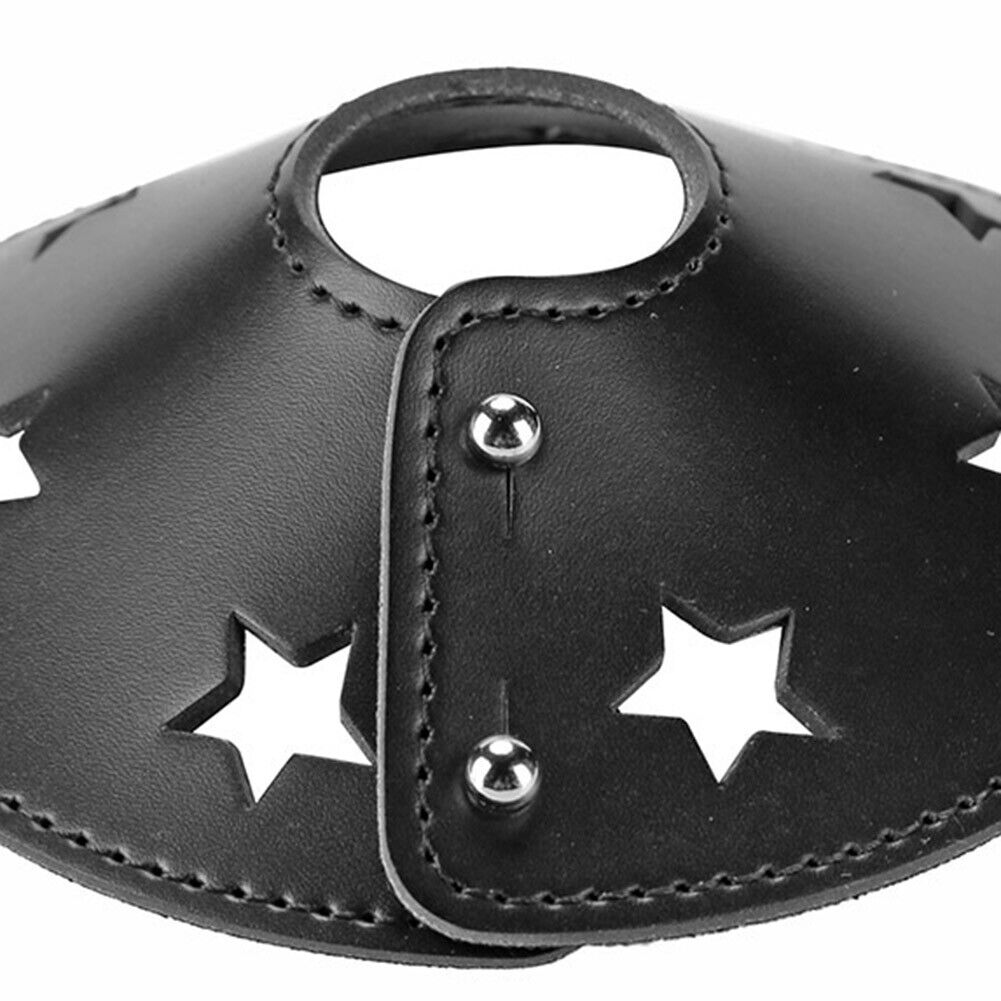 PU Leather Flashlight Lampshade Waterproof Camping Tent Light Cover (Black)