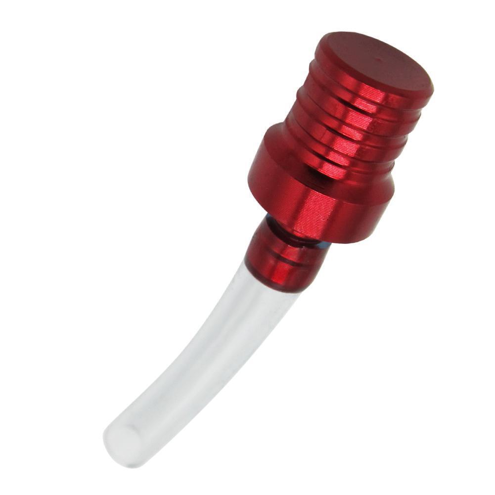 Motorcycle Gas Fuel Cap Valve Vent Breather Hose for ATV Dirt Bike(Red)