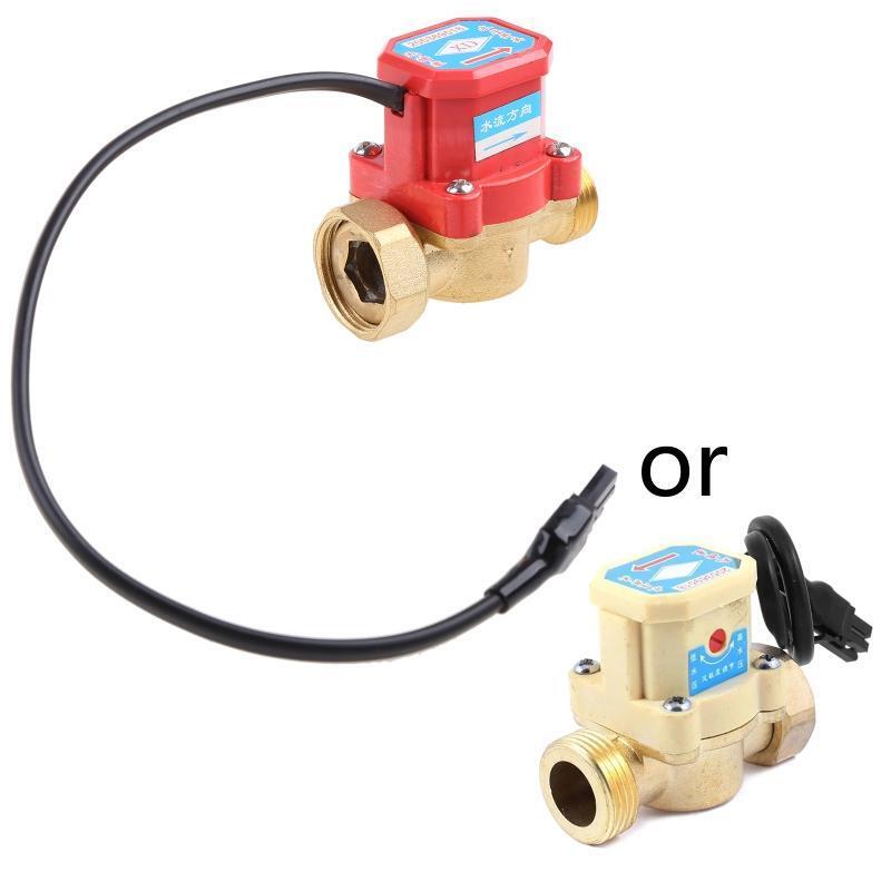 120W Pump Water Flow Sensor Switch Metal 26mm 3/4" PT Thread Connector Durable
