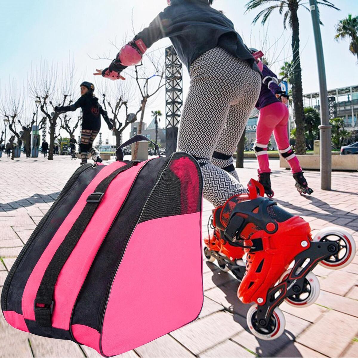 3pcs Breathable Roller Skates Bag Kid Inline Skates Sports Storage Bags