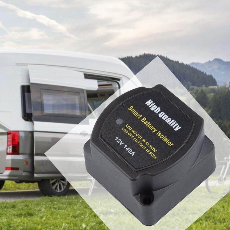 Heavy Duty Dual Auxiliary Battery Isolator Relay 2V 140Amp for Marine Boat RV