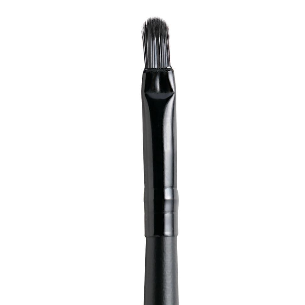 1pc Black Wooden Handle Cosmetic Brush Durable Makeup Brush Beauty Kit (Lip