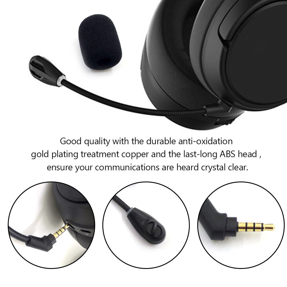 3.5mm Jack Replacement Microphone for Kingston HyperX Cloud Flight/Flight S