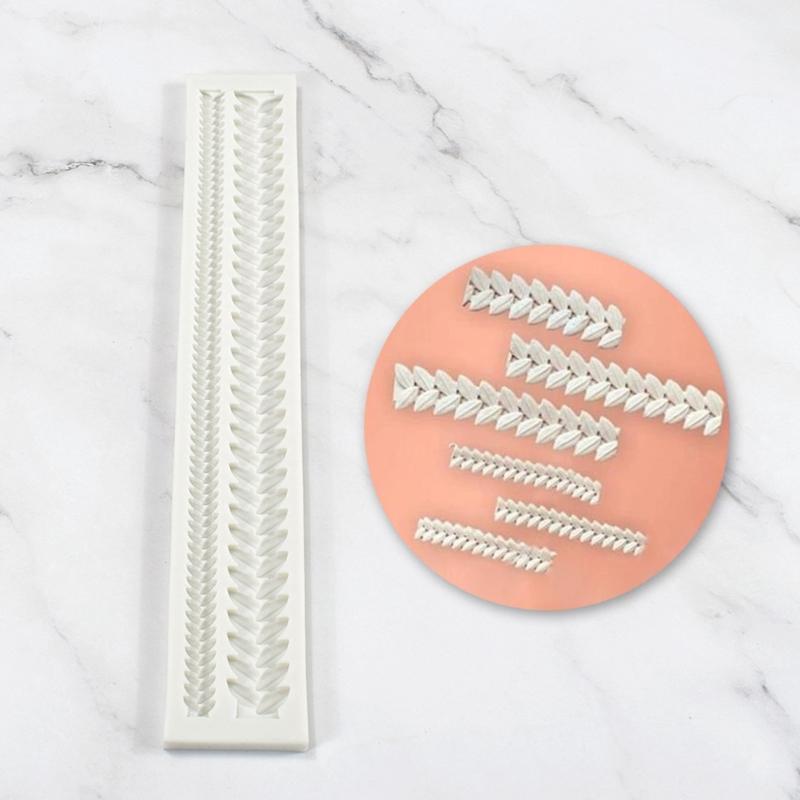 Soap Molds Wheat Braid Knitted Shape Chocolate Candy Molds Cake Chocolate Decor
