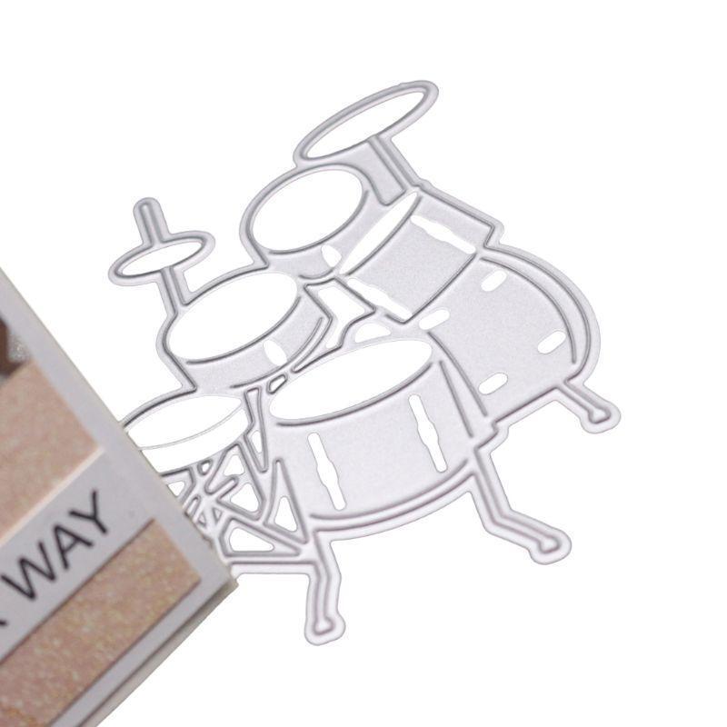 Drum Metal Cutting Dies Stencil DIY Scrapbooking Album Stamp Paper Card Decor