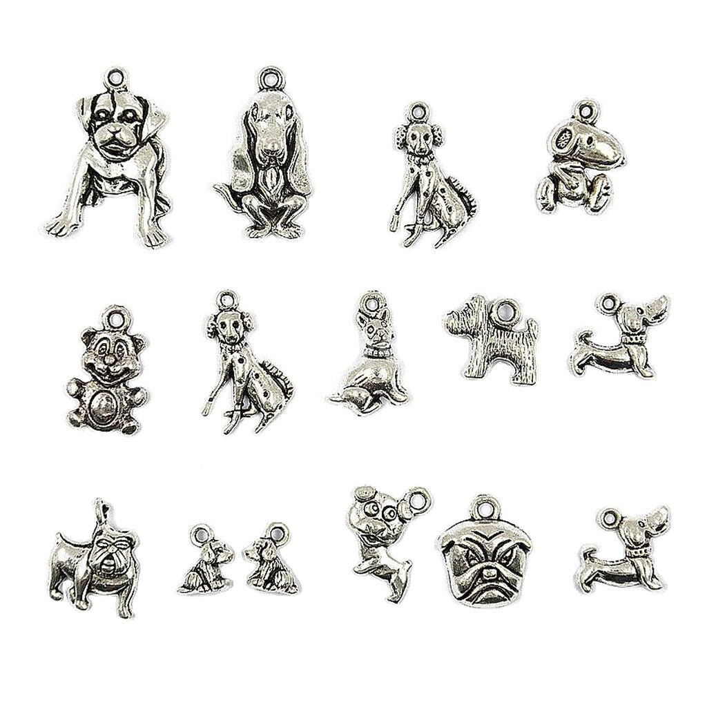 Lot 15PCS     Animal Pendant Charms Jewelry Findings