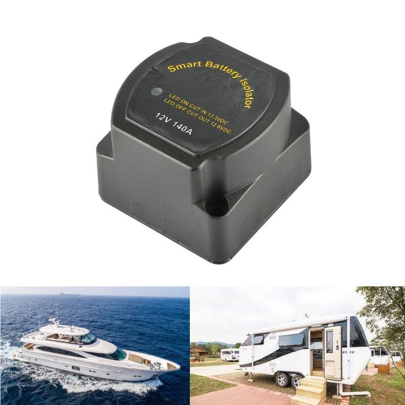 Voltage Sensing Relay 12V IP67 Double Battery Automatic Charging Relay for Boats
