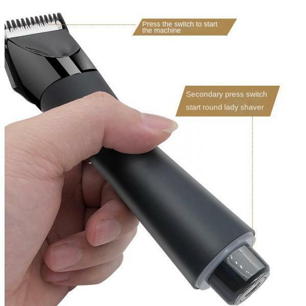 Shaver USB Rechargeable with Lighting Light Double Head for