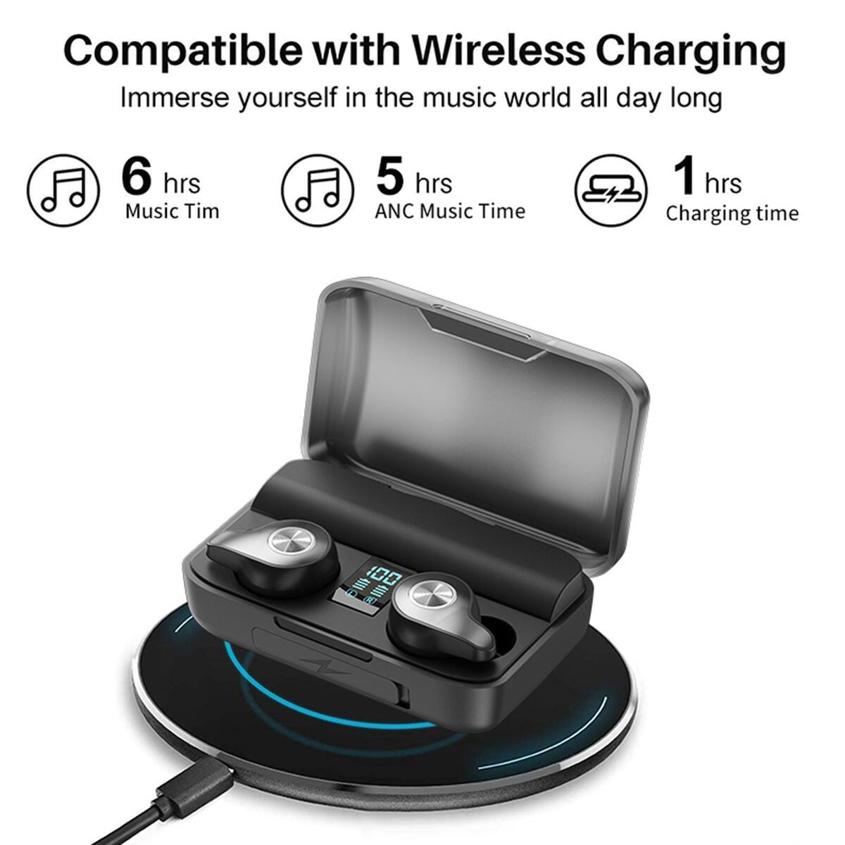 Wireless Earbuds Built in Mic Headset in Ear Earphones Bluetooth Headphones
