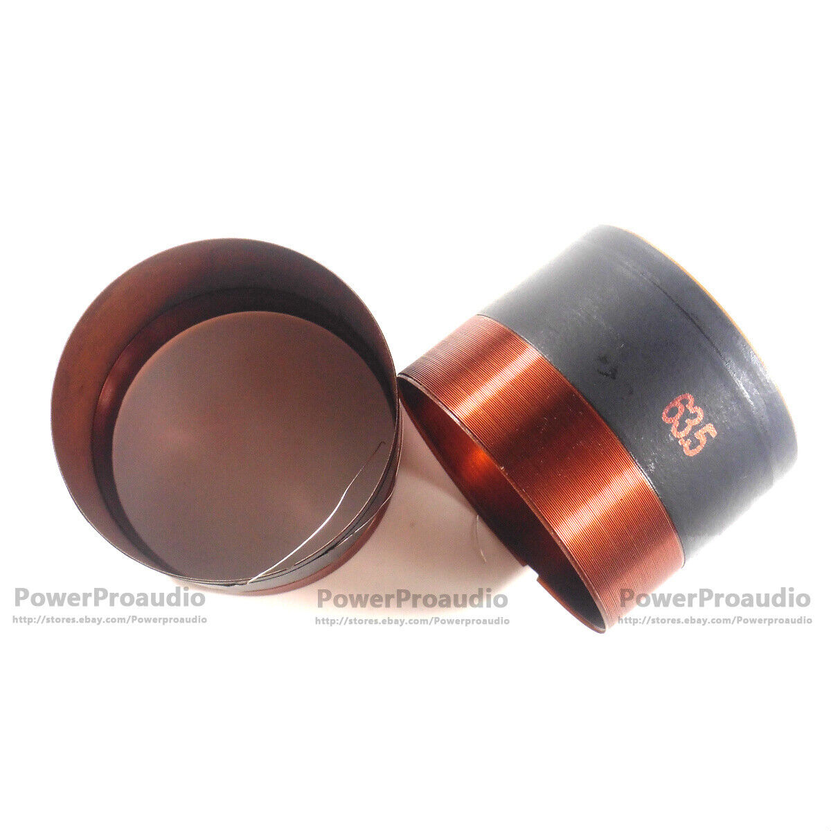 2PCS 63.5MM Audio Bass Speaker Voice Coil Subwoofer Woofer Sound 2 Layers In/out