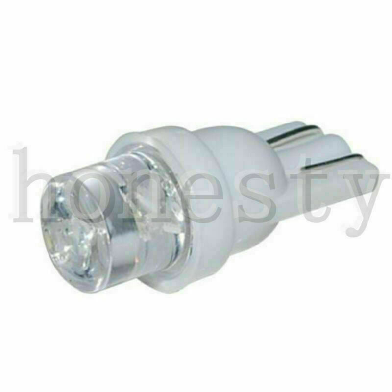 10PCS T10 12V Car White Bright LED 194 SMD 0.2W  Wedge Side light Bulb lamp