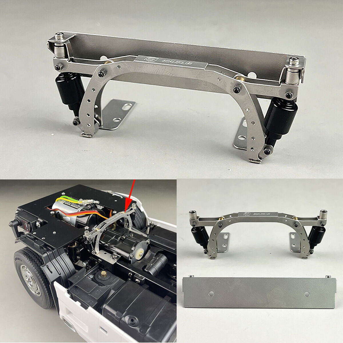 Simulation Metal Head Cab Holder for Tamiya 1/14 Scania 770s RC Truck Accesso