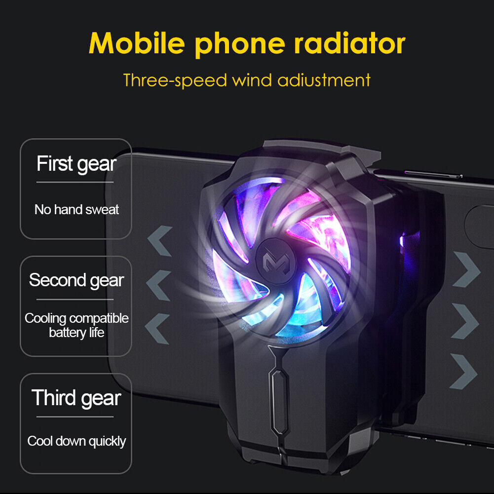 FL05 3 Gears Adjustable Cell Phone Cooler Mobile Phone Cooling Fan Radiator