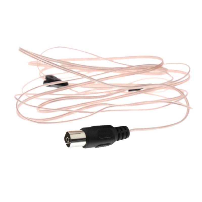 FM Dipole Antenna Cable 520-1710MHz Female Plug Connector Wire Aerial for Home