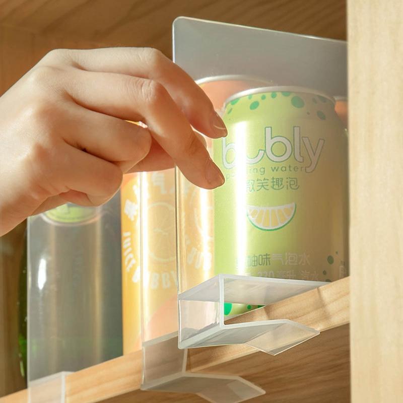 Transparent Plastic Shelf Divider Closet Organizer Wardrobe Cabinet Separator
