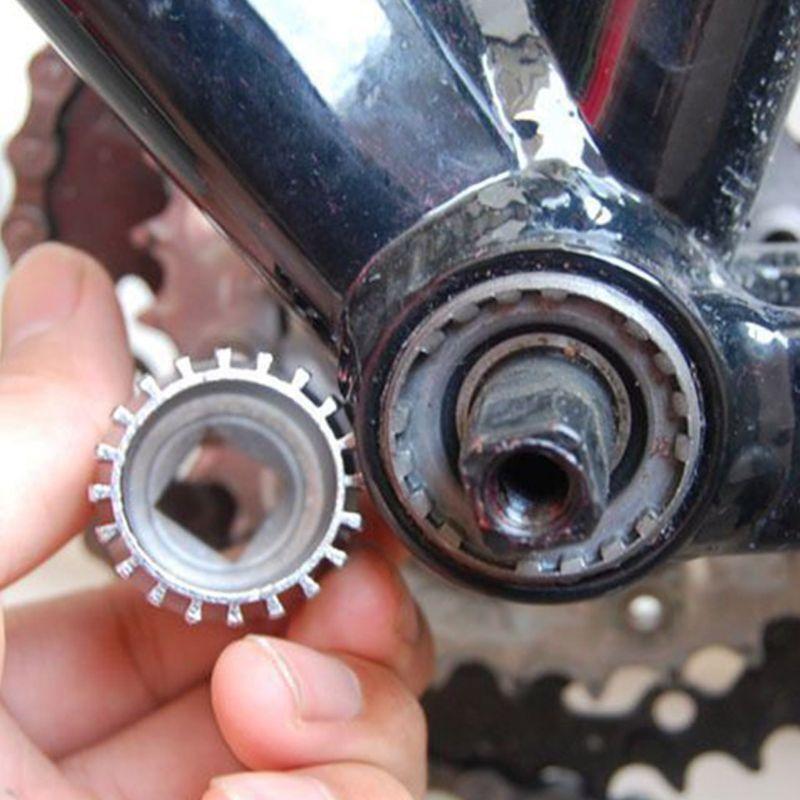 3 in 1 Bike Crank Extractor and Bottom Bracket Remover with Spanner Wrench