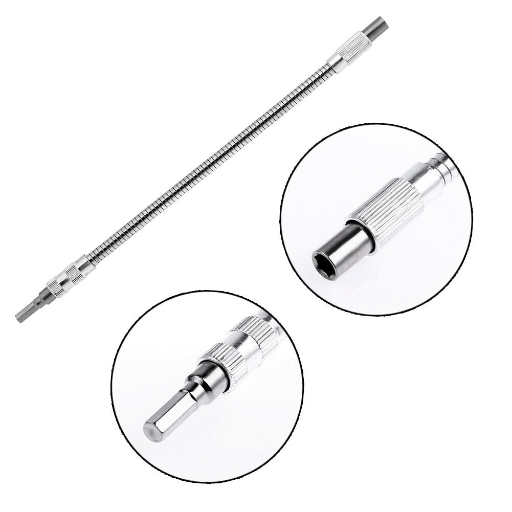 300mm Flexible Shaft Bits Extention Screwdriver Drill Bit Holder Connecting