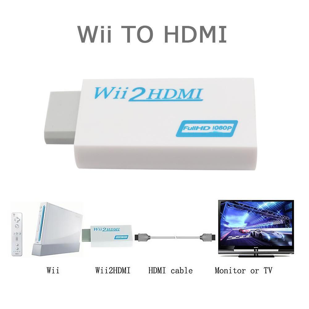 Full HD 1080P Wii to 4K HDMI-compatible Wii2HDMI-compatible Converter for P