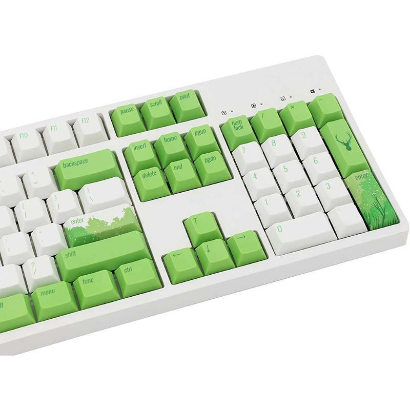 110 Pieces OEM Profile 5 Sides Dye-Sub Light-proof Keycap for Cherry MX Switches