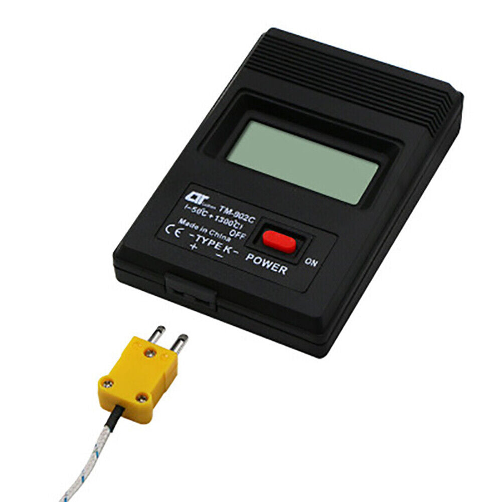 TM-902C Temperature Controller Pyrometer K Type Thermocouple Probe Detector
