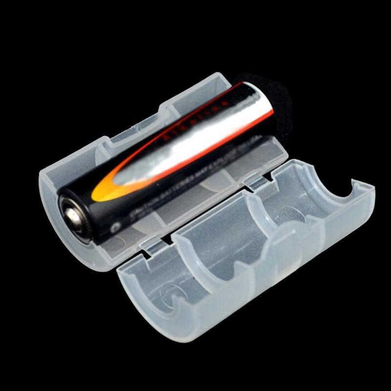 4Pcs Durable Battery Adapter AA Battery To Size C Battery Converter Storage Case