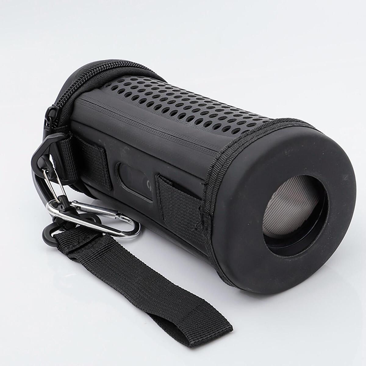 Hollowed Bag Carrying with Carabiner Travel Storage Portable Speaker Protective