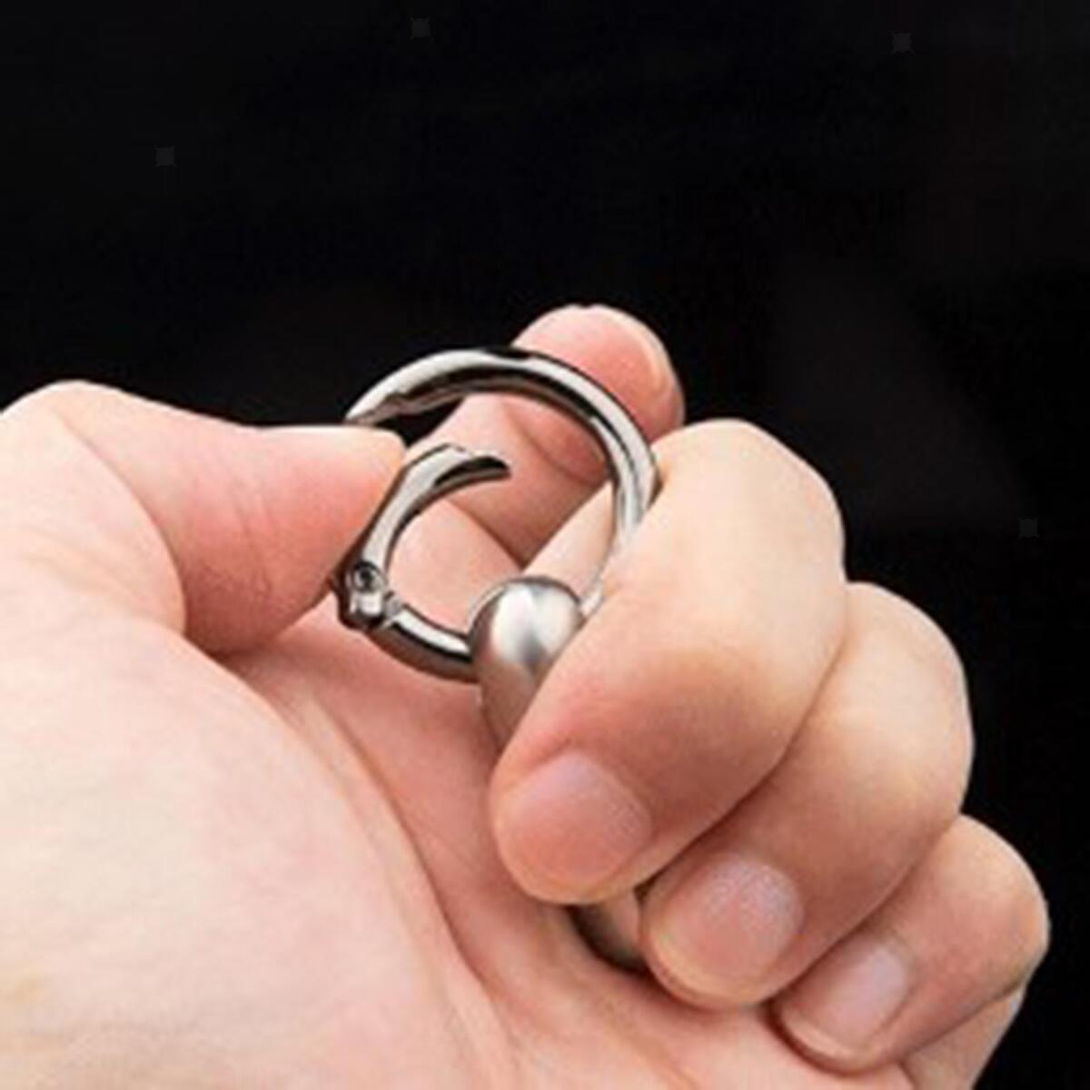 4Pcs Waterproof Pill Container Keychain Holders Bottle Container Titanium