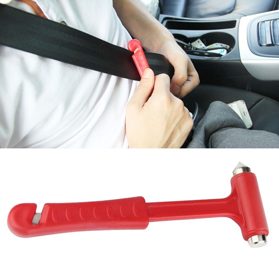 Knocking Glass Artifact Self-Help Escape Hammer Window Breaker Fire Emergency